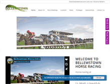 Tablet Screenshot of bellewstownraces.ie